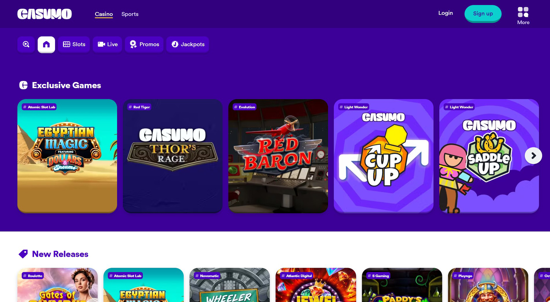 6. Casumo - Quick Skrill Casino Payouts