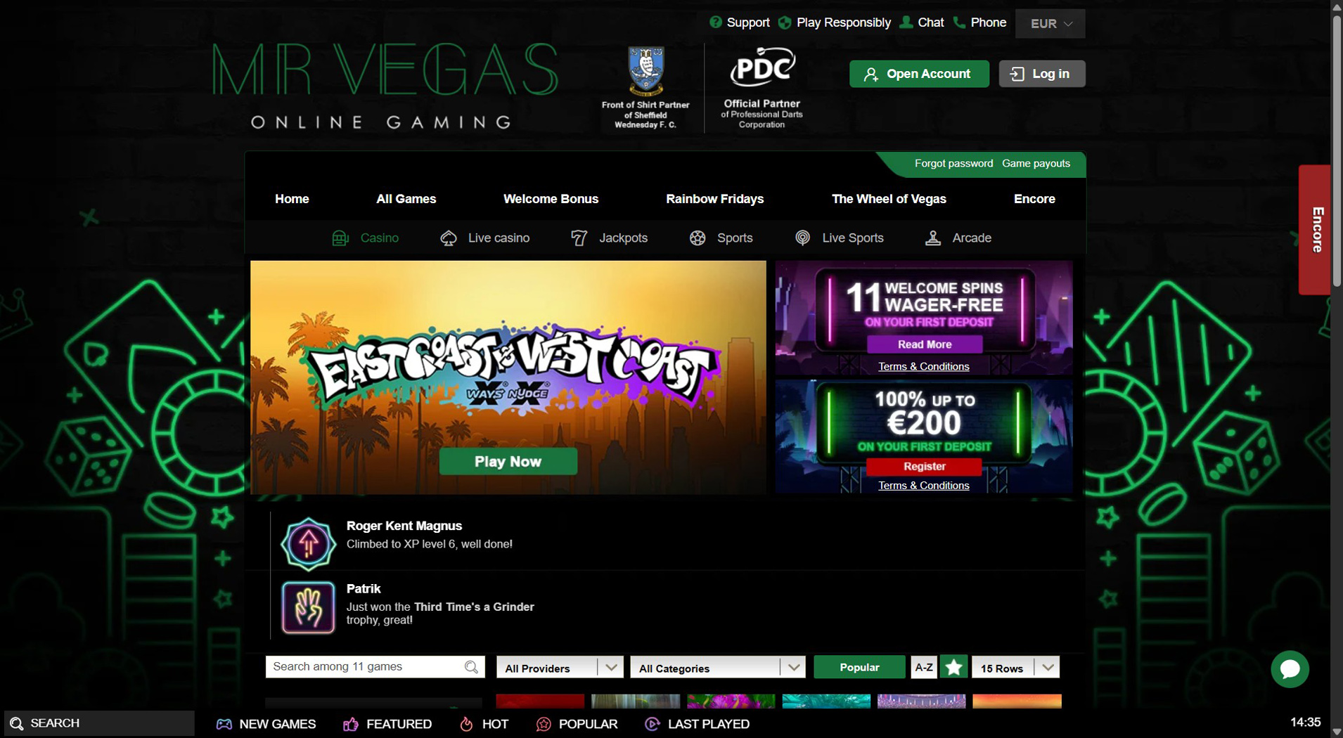7. Mr Vegas Casino - Balanced Skrill Casino Offer